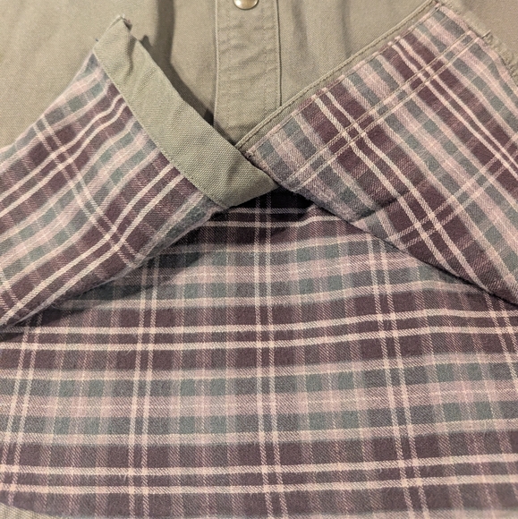 Carhartt Men's Brown Flannel Lined Shirt Jacket Shacket Size 2XL - Picture 5 of 9